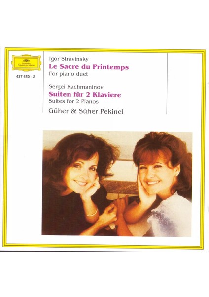 Güher & Süher Pekinel – Stravinsky: Le Sacre du Printemps for Piano Duet (CD)