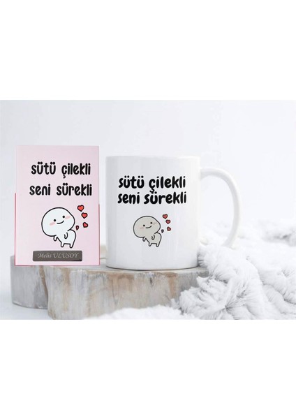 Sütü Çilekli Seni Sürekli Hediye Seti