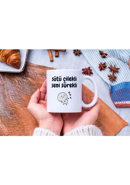 Sütü Çilekli Seni Sürekli Hediye Seti