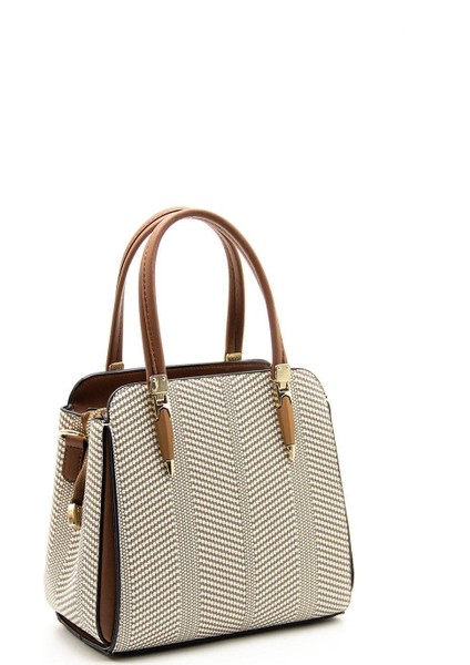 Silver Polo Bej - Taba SP1136 Kadın El Çantası fırsatları
