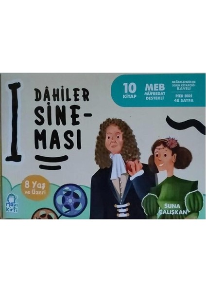 Mavi Kirpi Dahiler Sineması 8 Yaş ve Üzeri ( 10 Kitap ) - Suna Çalışkan