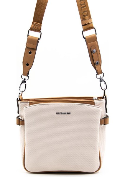Silver Polo Bej-A.taba NV884 Çapraz Çanta