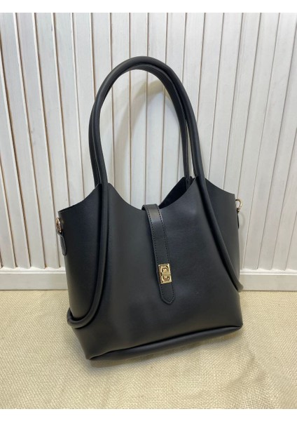 Makyaj Çantalı Yavrulu Model Kadın Kol Çantası