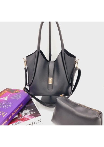 Makyaj Çantalı Yavrulu Model Kadın Kol Çantası modelleri