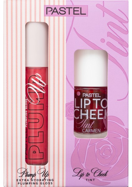 Plump Up Dolgunlaştıran Dudak Parlatıcısı 204 Spicy Sweet & Lip To Cheek Tint Carmen