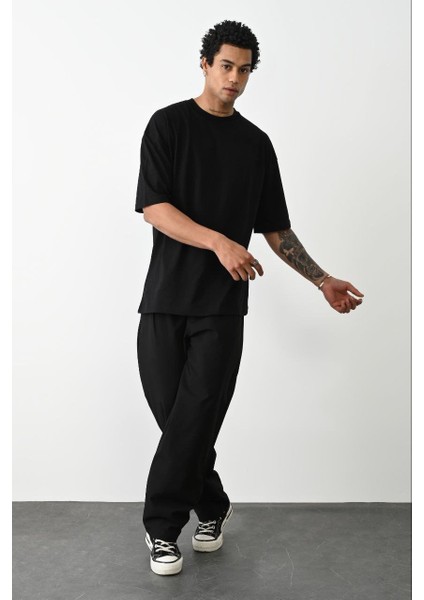 Pamuk Basic Avrupa Kalıp/oversize Fit Kesim Bisiklet Yaka Kısa Kollu T-Shirt fiyatları