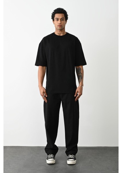 Pamuk Basic Avrupa Kalıp/oversize Fit Kesim Bisiklet Yaka Kısa Kollu T-Shirt modelleri