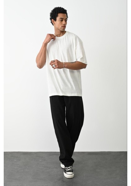 Pamuk Basic Avrupa Kalıp/oversize Fit Kesim Bisiklet Yaka Kısa Kollu T-Shirt fiyatları