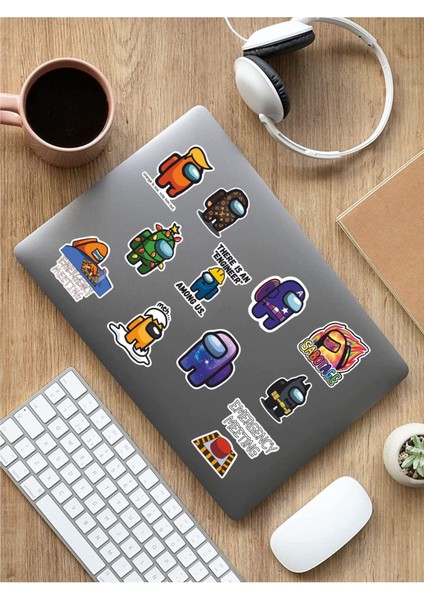 Among Us Temalı Laptop Notebook Tablet Sticker Set 4