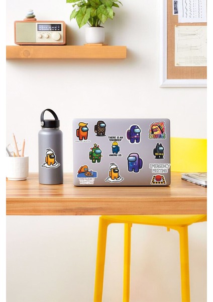 Among Us Temalı Laptop Notebook Tablet Sticker Set 4
