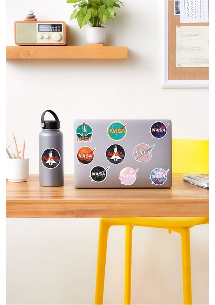Nasa Temalı Laptop Notebook Tablet Sticker Set 2
