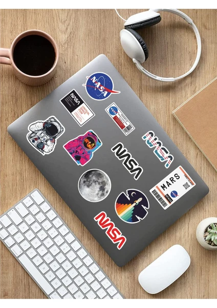 Sweet Twins Nasa Temalı Laptop Notebook Tablet Sticker Set 1