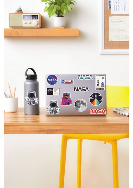 Sweet Twins Nasa Temalı Laptop Notebook Tablet Sticker Set 1