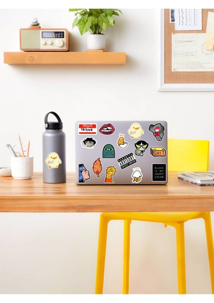 Sweet Twins - Mental Art Sanat Temalı Laptop Notebook Tablet Sticker