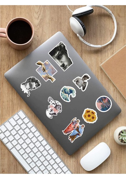 Art Sanat Temalı Laptop Notebook Tablet Sticker Set