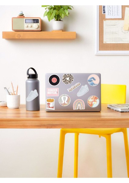 Good Vibes Temalı Laptop Notebook Tablet Sticker Set 4