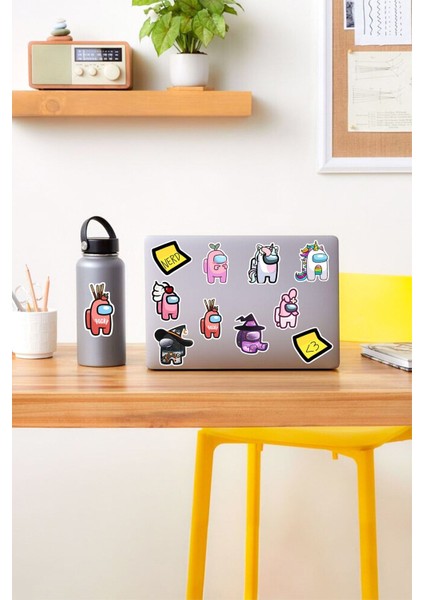 Among Us Temalı Laptop Notebook Tablet Sticker Set
