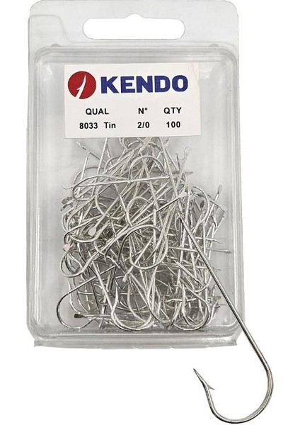 8033 Tin 2/0 100 Adet Olta Iğnesi