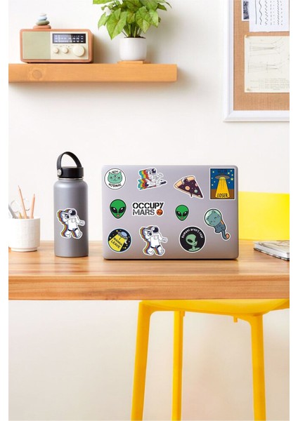 - Nasa Temalı Laptop Notebook Tablet Sticker Set 4