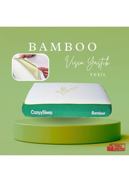 Bamboo Visco Yastık Taşıma Çantalı