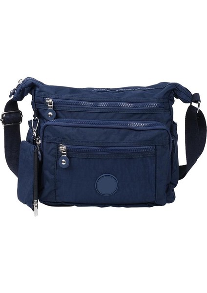 213 Klinkır Kaliteli Kumaş Bayan Çapraz Omuz Çantası Lacivert fiyatları