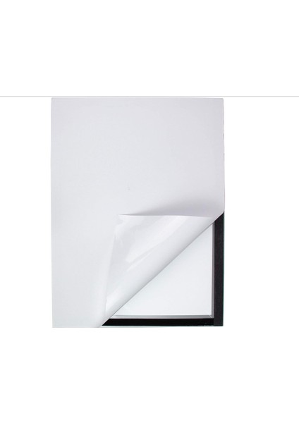 Yapışkanlı Alüminyum Renk Çift Mıknatıslı Şömiz Magnet Çerçeve Duyuru Pano 21X30 cm (A4) fırsatları