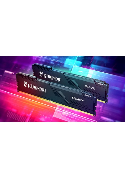 KINGSTON 16GB 3600MT/s DDR4 CL17 DIMM (Kit of 2) Beast Black Turkey KF436C17BBK2/16TR - RAM