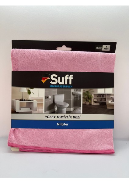 Nilüfer Mikrofiber Bez/ Düz Genel Temizlik Bezi (70X50CM)