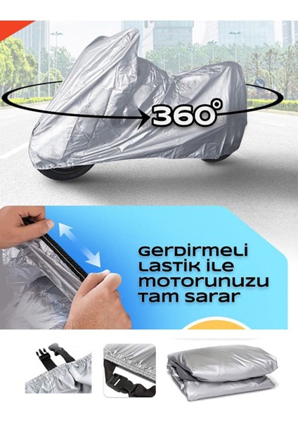 Honda Activa 125 Arka Çanta Uyumlu Motorsiklet Brandası Lüx Kalite