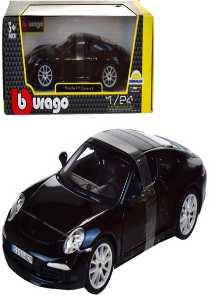 Burago 1:24 Porsche 911 Carrera S Model Araba