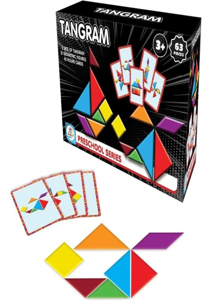 Eğitici Tamamlama Kartları-Tangram LC7493