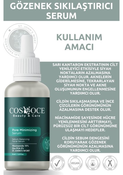 Sivilce ve Siyah Nokta Karşıtı Bakım Seti Gylcolic Acid, Aha, Bha, Niacinamide, Zinc Pca 200 ml + 30 ml + 30 ml