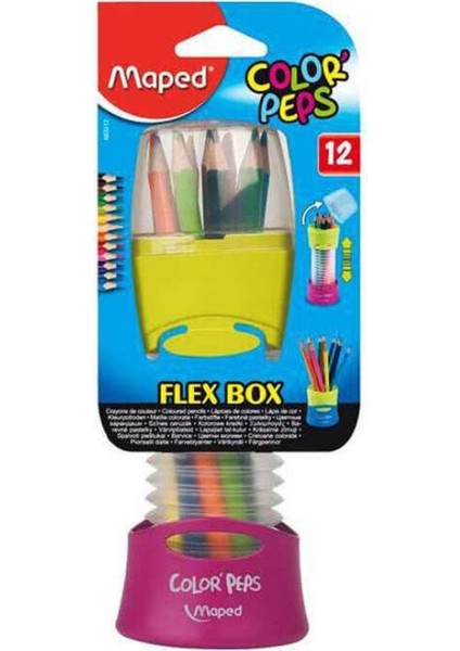 Color Peps Kuru Boya 12 Renk Flex Box