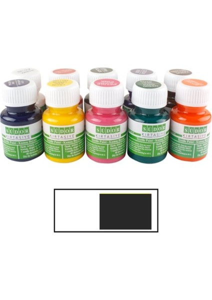 Kumaş Boyası 25ML Siyah - 2 Adet