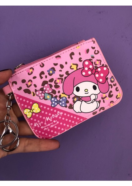 My Melodi Melody Sanrio Y2K Cüzdan Kartlık Anahtarlık Çanta Süsü En 12 cm Boy 9 cm