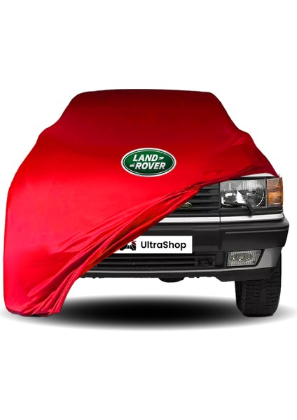 Ultra Shop Land Rover Range Rover 3 (2001-2012) Araba Brandası Kırmızı Kumaş Toz Geçirmez Oto Garaj Branda