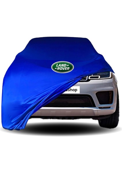 Ultra Shop Land Rover Range Rover 4 Long Araba Brandası Mavi Kumaş Penye Toz Geçirmez Oto Garaj Branda