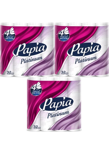 Tuvalet Kağıdı (4 Katlı) 96 Lı Pk Platinum (3pk*32)