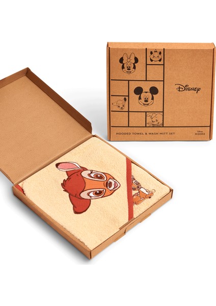 Lisanslı Disney Bambi Baby Pamuk Kese&hooded Havlu Seti modelleri