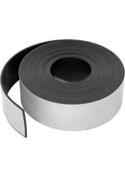Geniş ve Kalın Yapışkanlı Şerit Mıknatıs Magnet Genişlik 5 cm - Kalınlık 2,2 mm