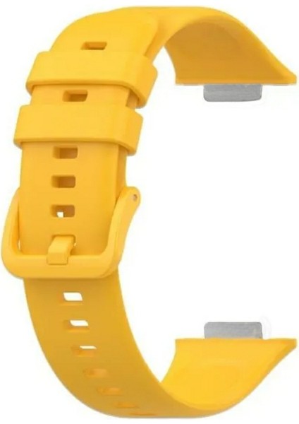 Huawei Watch Fit 2 Uyumlu Spor Silikon Kordon Hardal Sarı fiyatları