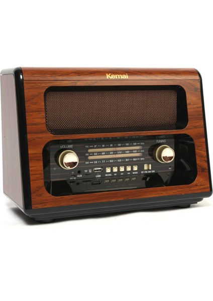 MD-1910BT Şarjlı Nostaljik Bluetooth Fm Radyo USB Sd Mp3 modelleri