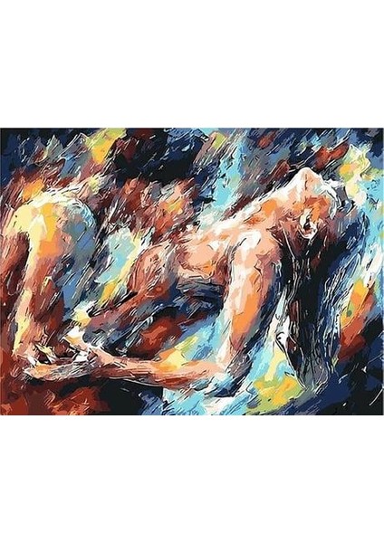 Arzu Sayılarla Boyama Seti 60 x 75 cm (Tuvale Gerili)