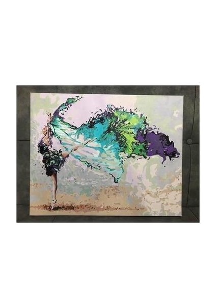 Dans Sayılarla Boyama Seti 50X65 cm (Tuvale Gerili) fiyatları