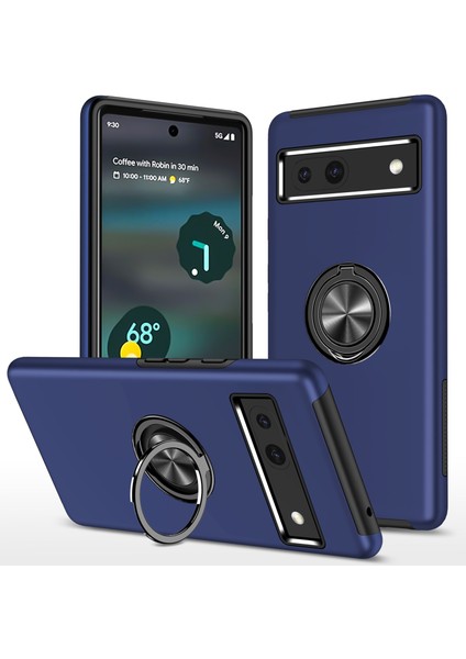 Google Pixel 8A Darbeye Dayanıklı Pc + Tpu Telefon Kılıfı ve Kickstand (Yurt Dışından)