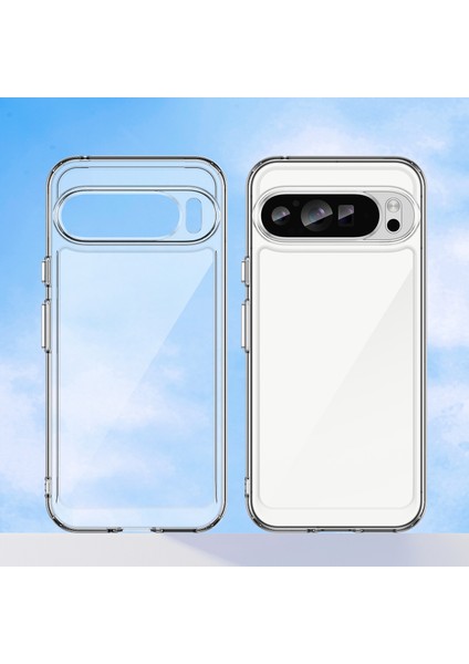 Google Pixel 9 Pro Şeffaf Telefon Kılıfı Tpu Çerçeve Akrilik Arka Kapak (Yurt Dışından) fiyatları