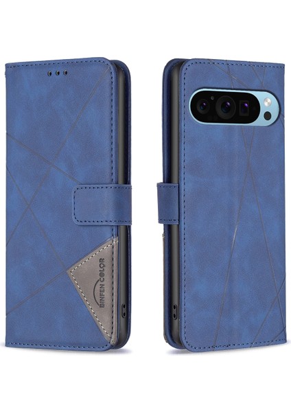 Google Pixel 9 Pro Pu Deri Çizilmez Telefon Cüzdan Kapağı (Yurt Dışından)