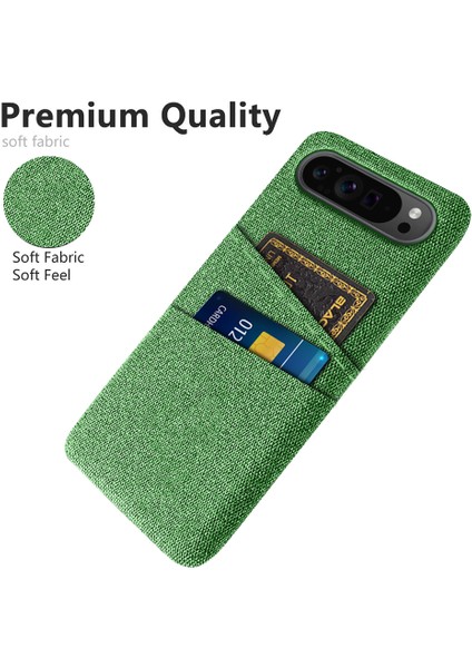 Google Pixel 9 Pro Çift Kumaş Dokulu Sert Pc Kapağı (Yurt Dışından) modelleri