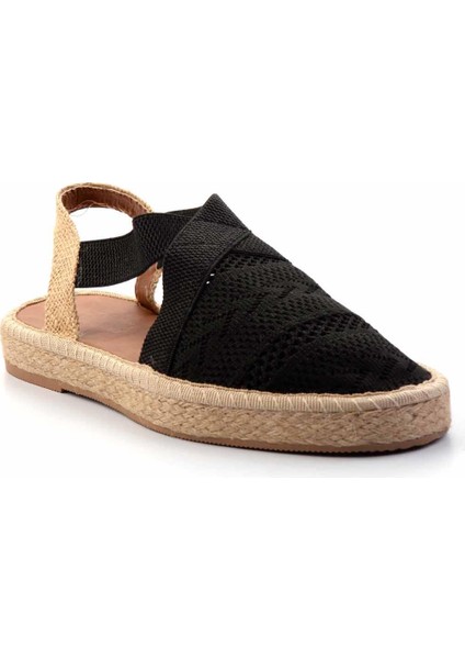 Siyah Triko Kadın Espadril K01937050082