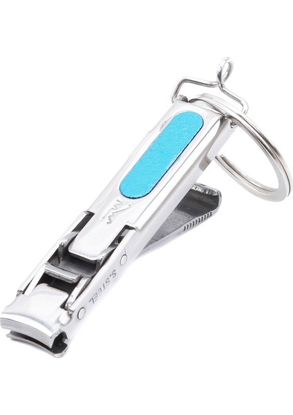 Paslanmaz Çelik Ultra-Ince Katlanabilir El Ayak Tırnak Makası Kesici Anahtarlık Kesici Giyotin Gümüş Tırnak Sanat Aracı Anahtarlık (Yurt Dışından) fırsatları